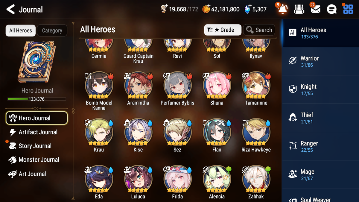 [GLOBAL][INSTANT] Epic 7 Seven 3ML 2LIM School Nurse Yulha Empyrean Ilynav Frida Perfumer Byblis Designer Lilibet Angel Angelica + 43ML pulls +20 Speed + Name Starter Account-Mobile Games Starter