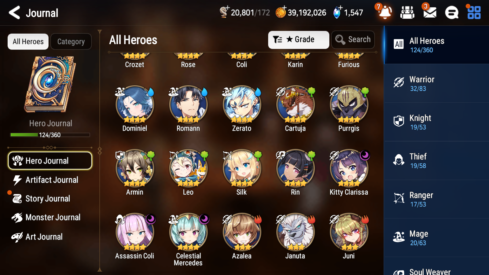 [GLOBAL][INSTANT] Epic 7 Seven 3ML 2LIM Top Model Luluca Ruele Mediator Kawerik + Albedo+artifact + Shalltear + 42ML pulls + 20 Speed +Name Starter Account Ovelord-Mobile Games Starter