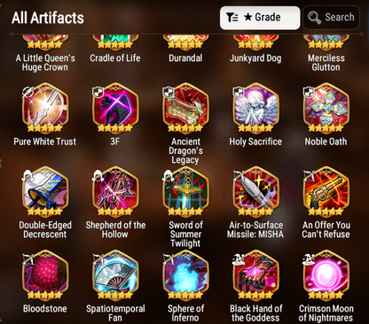 [GLOBAL][INSTANT] Epic 7 Seven Ruele Mediator Kawerik + Albedo+artifact + Shalltear + ML pulls + Name Starter Account Ovelord-Mobile Games Starter