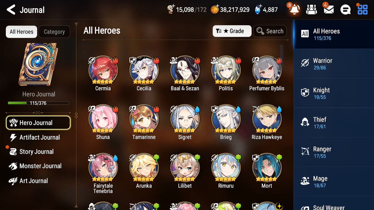 [GLOBAL][INSTANT] Epic 7 Seven 3ML 3LIM Sea Phantom Politis Dragon Bride Senya Apocalypse Ravi Rimuru Tenebria Perfumer Byblis Angel Angelica + Mystics ML pulls + 20 Speed Starter Account-Mobile Games Starter