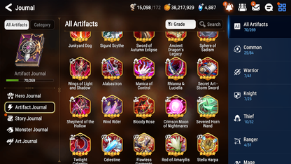 [GLOBAL][INSTANT] Epic 7 Seven 3ML 3LIM Sea Phantom Politis Dragon Bride Senya Apocalypse Ravi Rimuru Tenebria Perfumer Byblis Angel Angelica + Mystics ML pulls + 20 Speed Starter Account-Mobile Games Starter