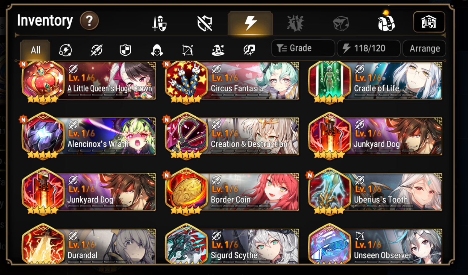 [GLOBAL][INSTANT] Epic 7 Seven 3ML Abyssal Yufine Belian Kayron + ML pulls + Name Starter Account-Mobile Games Starter