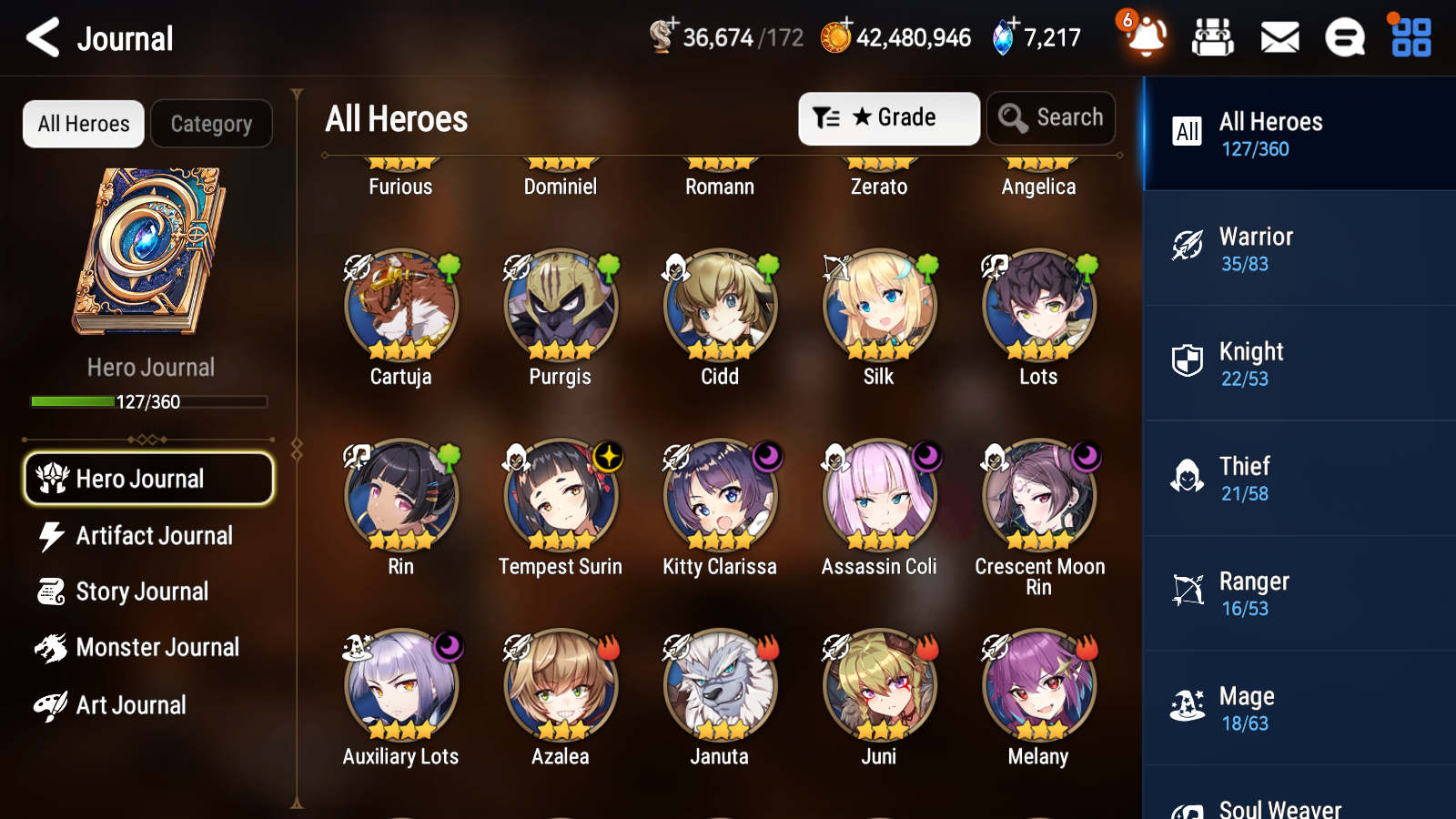 [GLOBAL][INSTANT] Epic 7 Seven 3ML Abyssal Yufine Designer Lilibet + 52ML pulls +20 Speed + Name Starter Account-Mobile Games Starter