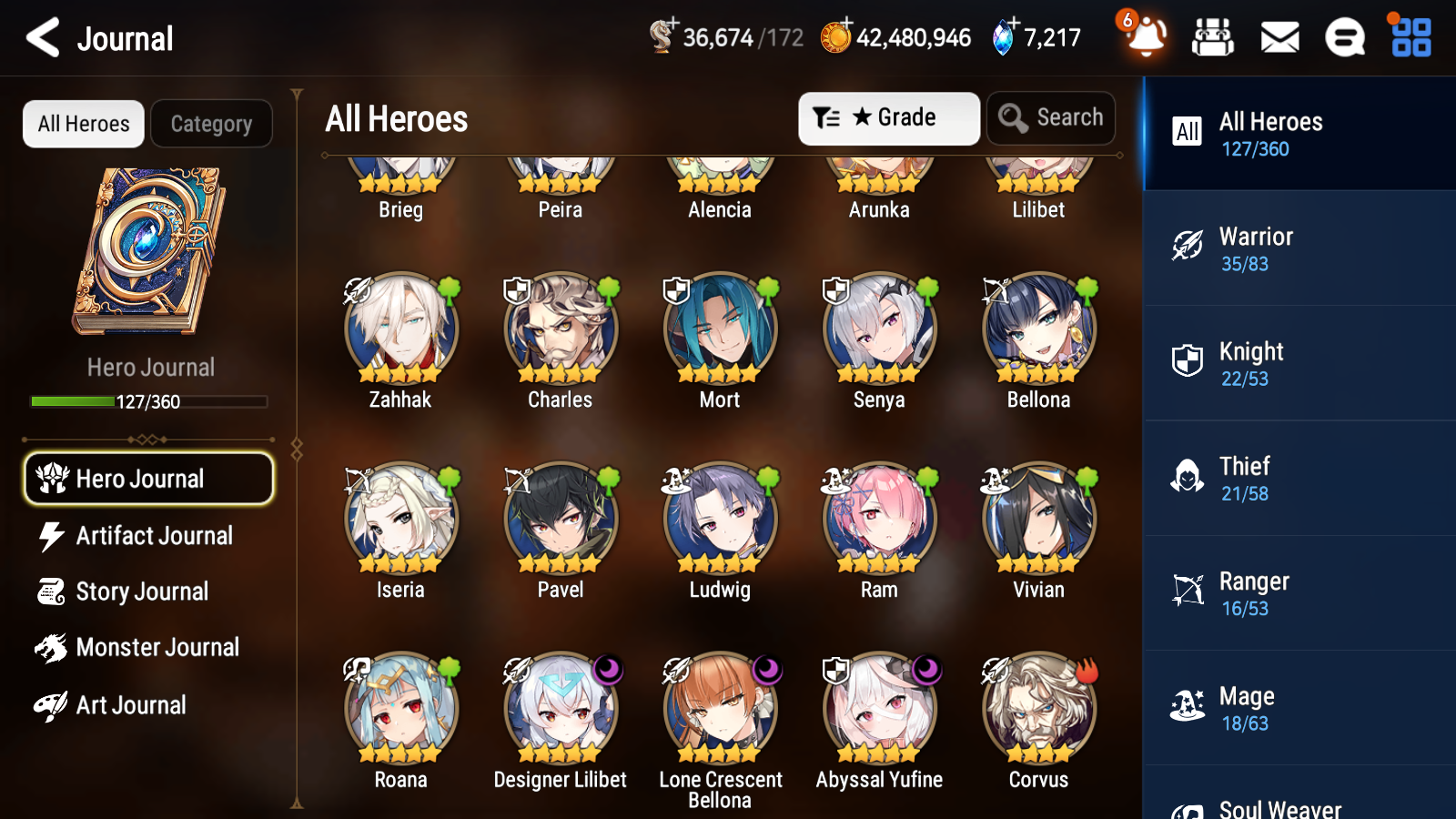 [GLOBAL][INSTANT] Epic 7 Seven 3ML Abyssal Yufine Designer Lilibet + 52ML pulls +20 Speed + Name Starter Account-Mobile Games Starter
