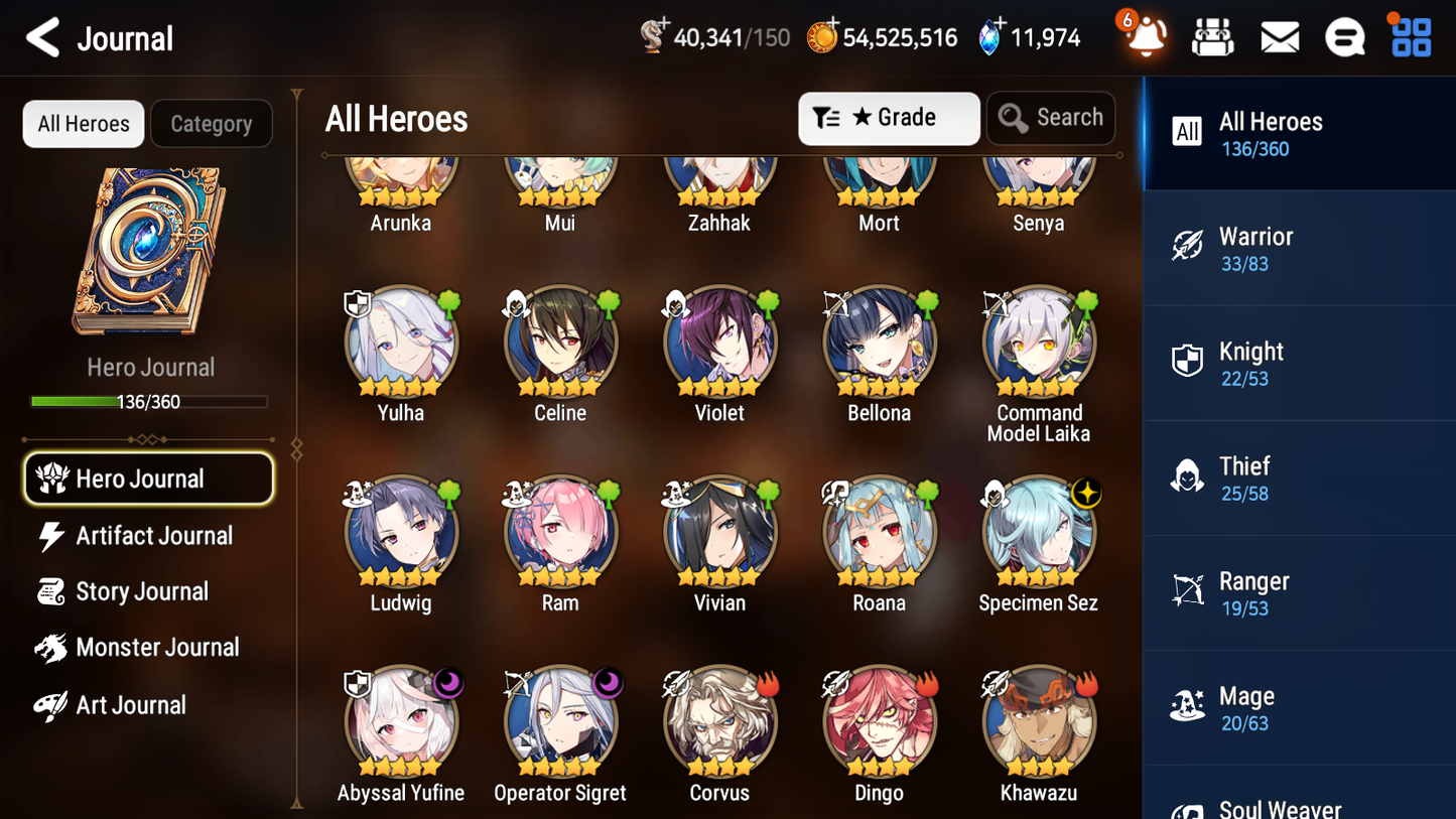 [GLOBAL][INSTANT] Epic 7 Seven 3ML Abyssal Yufine Operator Sigret Sez + 72ML pulls 2550 mystics+20 Speed + Name Starter Account-Mobile Games Starter