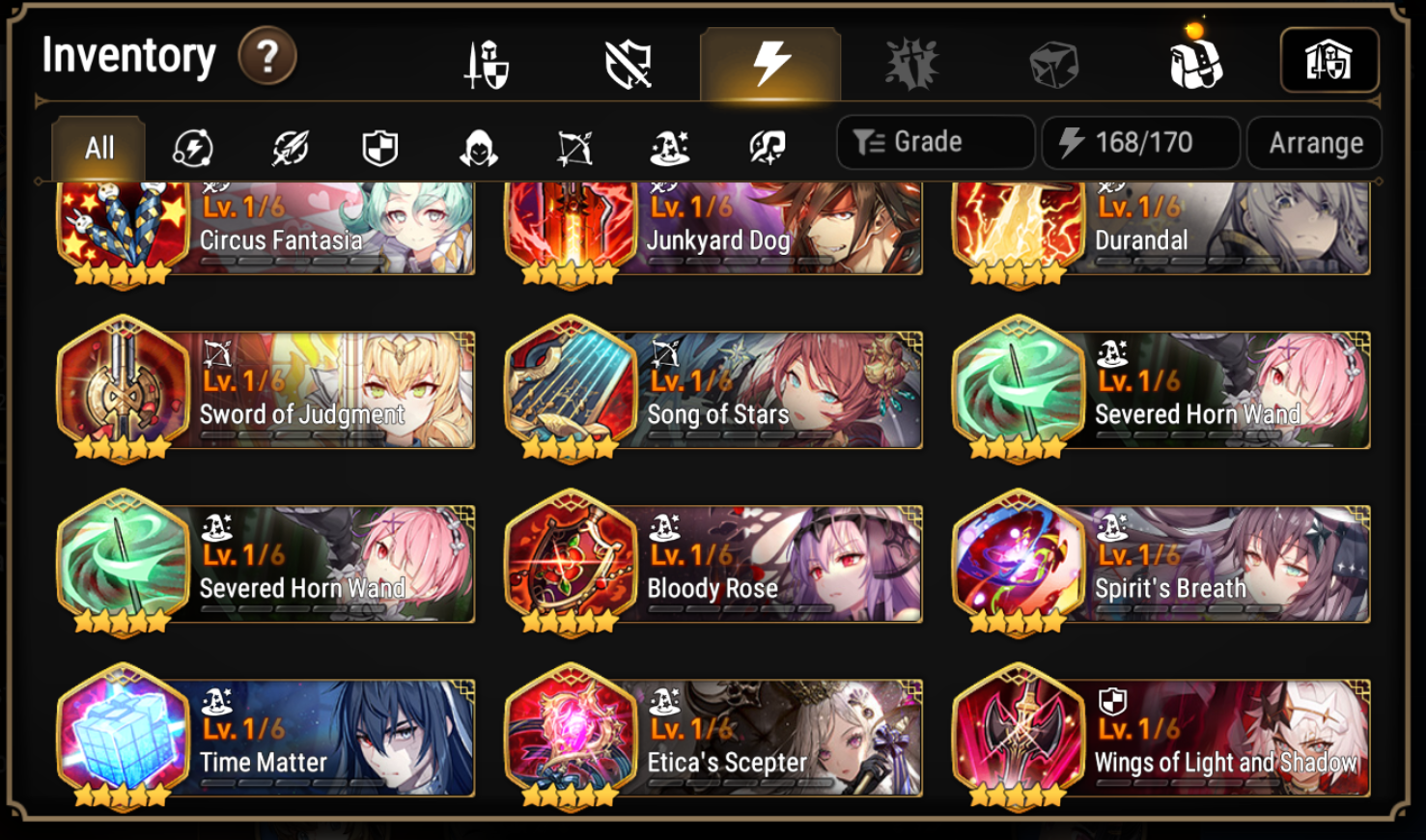 [GLOBAL][INSTANT] Epic 7 Seven 3ML Abyssal Yufine Requiem Roana Kayron + ML Mystics pulls Starter Account-Mobile Games Starter