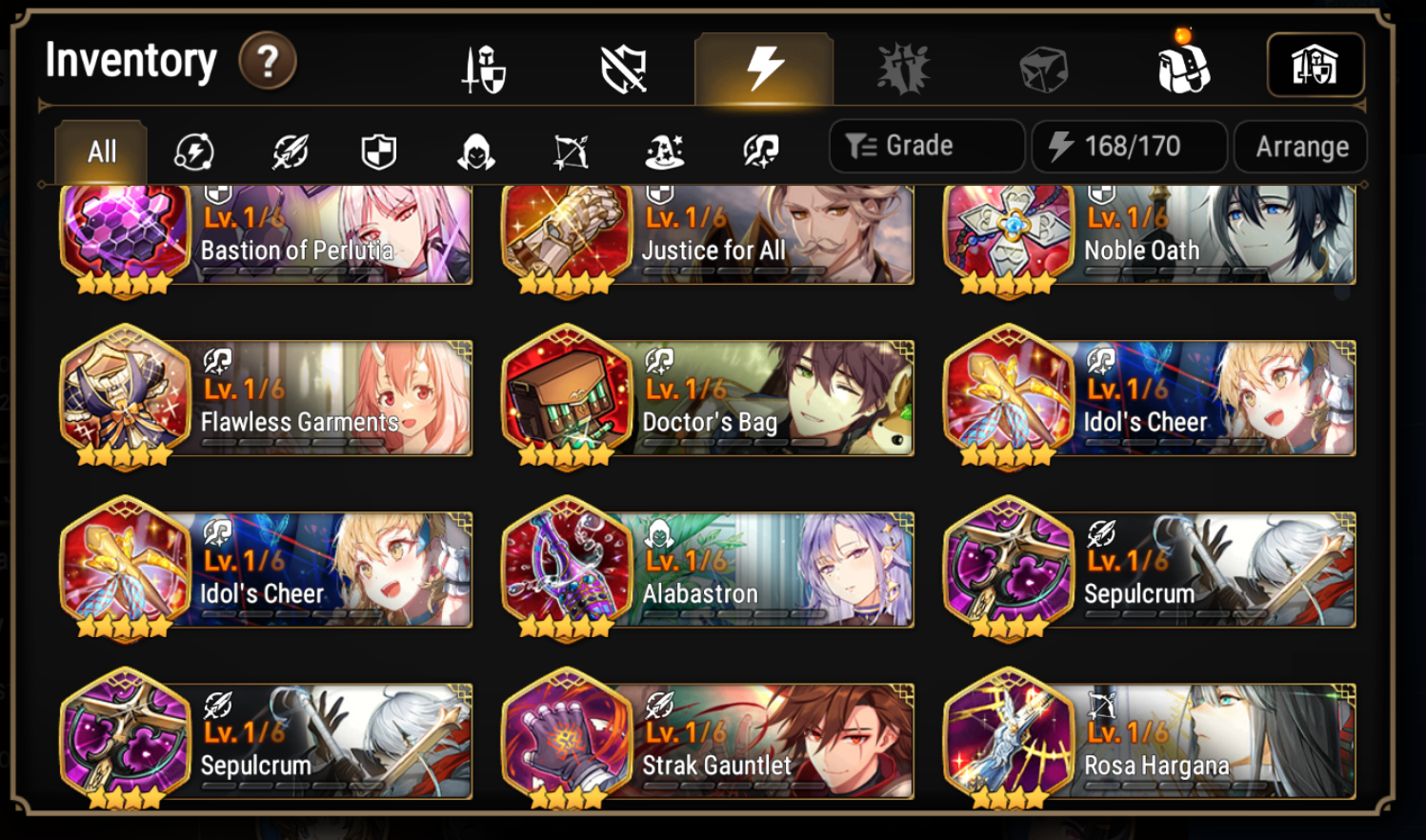 [GLOBAL][INSTANT] Epic 7 Seven 3ML Abyssal Yufine Requiem Roana Kayron + ML Mystics pulls Starter Account-Mobile Games Starter