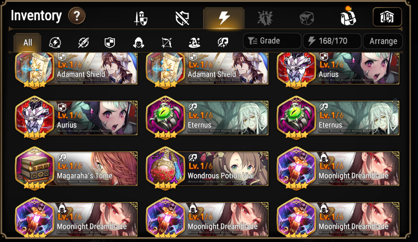 [GLOBAL][INSTANT] Epic 7 Seven 3ML Abyssal Yufine Requiem Roana Kayron + ML Mystics pulls Starter Account-Mobile Games Starter