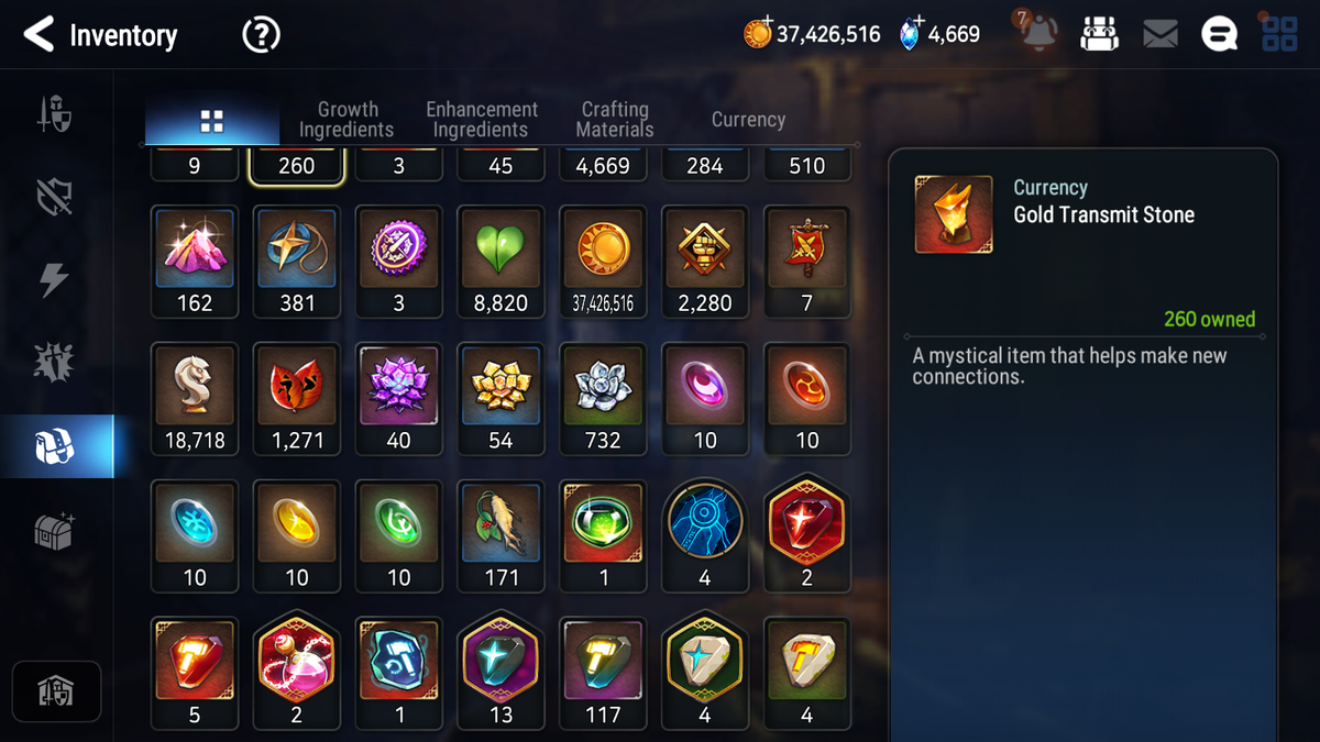 [GLOBAL][INSTANT] Epic 7 Seven 3ML Abyssal Yufine Zio Lone Crescent Bellona + 52ML pulls + 2x 20 Speed+ Luna Skin + Name Starter Account-Mobile Games Starter