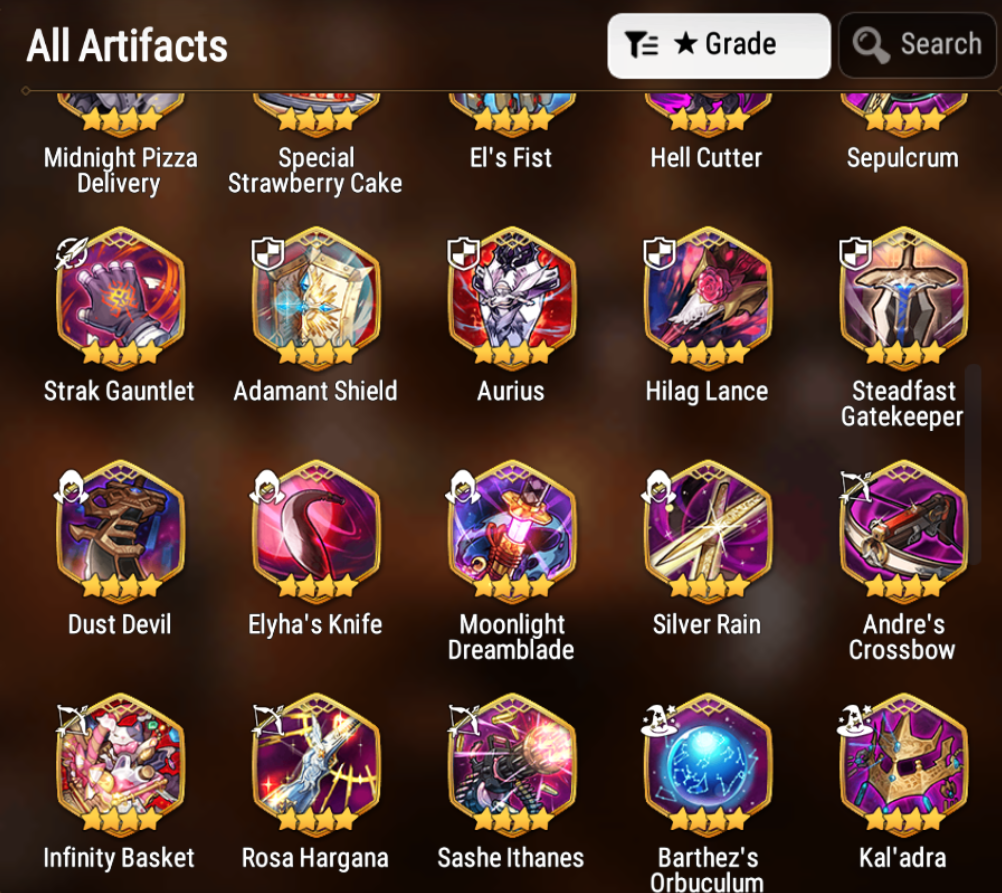 [GLOBAL][INSTANT] Epic 7 Seven 3ML Afternoon Soak Flan Belian Solitaria Ruele + ML pulls + Name Starter Account-Mobile Games Starter