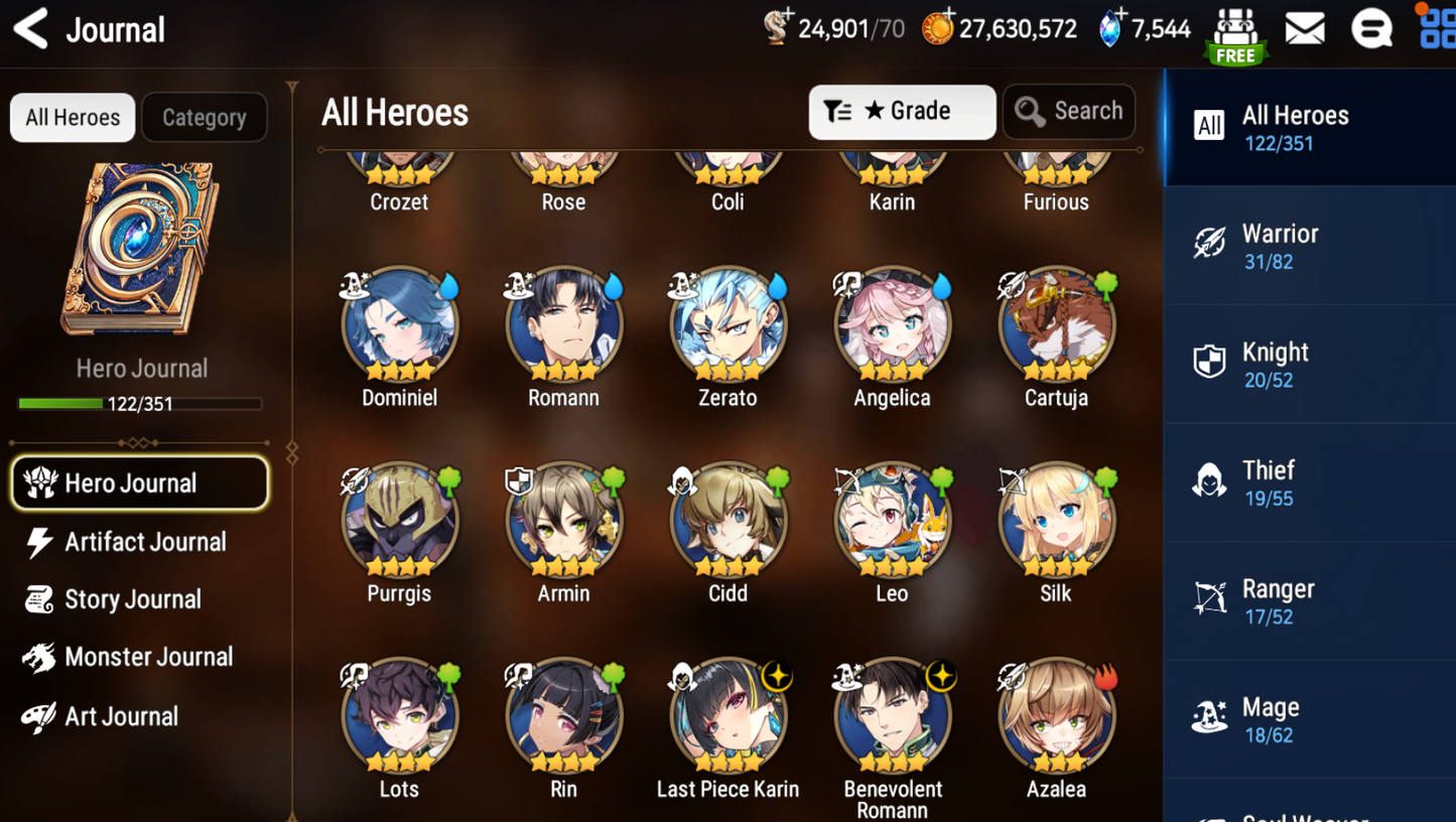 [GLOBAL][INSTANT] Epic 7 Seven 3ML Afternoon Soak Flan Straze Apocalypse Ravi Eternal Wanderer Ludwig + ML pulls + Name Starter Account-Mobile Games Starter