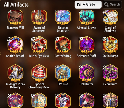 [GLOBAL][INSTANT] Epic 7 Seven 3ML Afternoon Soak Flan Straze Apocalypse Ravi Eternal Wanderer Ludwig + ML pulls + Name Starter Account-Mobile Games Starter