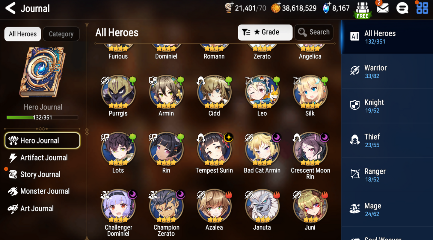 [Global][INSTANT] Epic 7 Seven 3ML Architect Laika Fairytale Tenebria Designer Lilibet Last Rider Krau + ML pulls + Name Starter Account-Mobile Games Starter