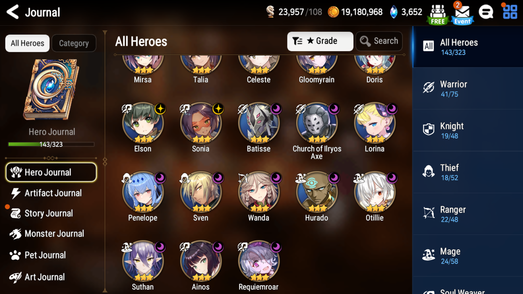 [GLOBAL][INSTANT] Epic 7 Seven 3ML Belian Last Rider Krau Blood Moon Haste Albedo Diene Edward 10-10 Starter Account-Mobile Games Starter