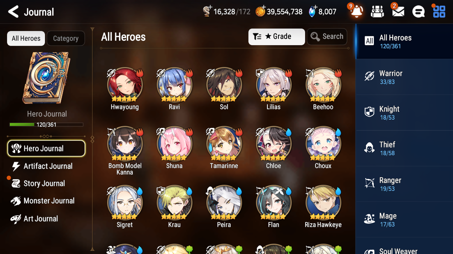 [GLOBAL][INSTANT] Epic 7 Seven 3ML Belian Top Model Luluca Commander Pavel + ML pulls + 20 Speed + Name Starter Account-Mobile Games Starter