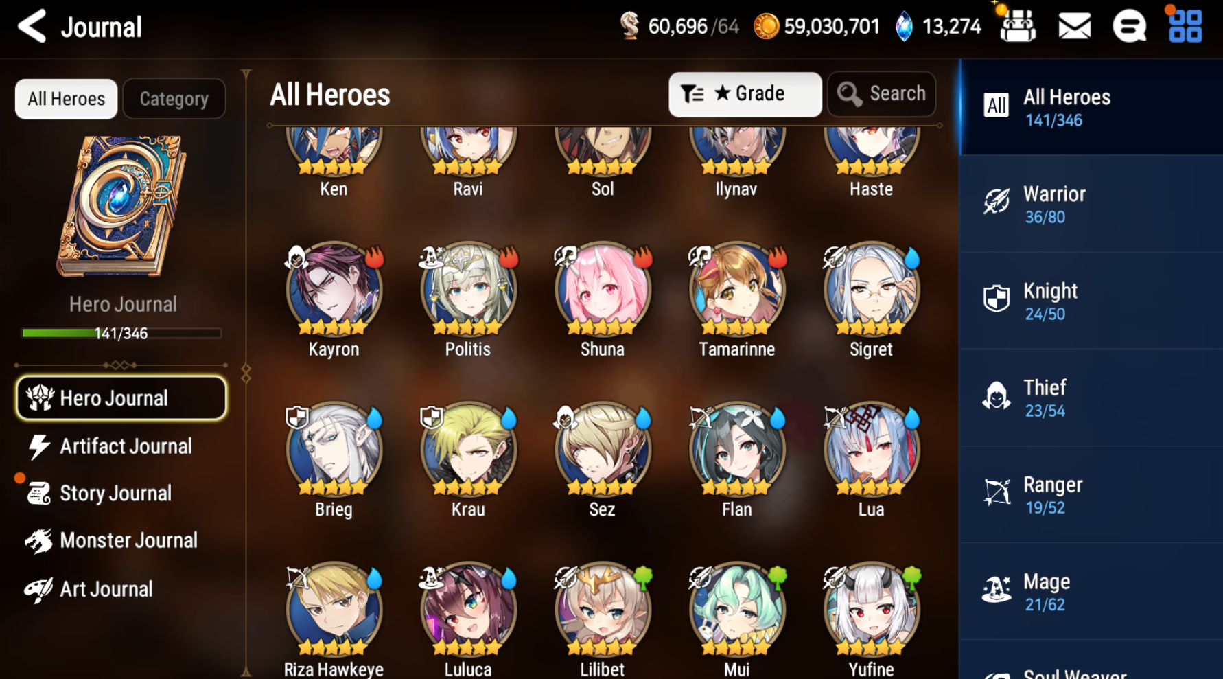 [GLOBAL] [INSTANT] Epic 7 Seven 3ML Empyrean Ilynav Lionheart Cermia Ludwig + 67ML pulls 13k skystones 2900 mystics+ Name Starter Account-Mobile Games Starter