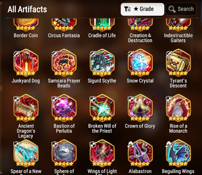 [GLOBAL] [INSTANT] Epic 7 Seven 3ML Empyrean Ilynav Lionheart Cermia Ludwig + 67ML pulls 13k skystones 2900 mystics+ Name Starter Account-Mobile Games Starter