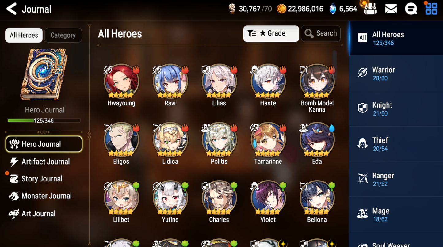 [GLOBAL][INSTANT] Epic 7 Seven 3ML Empyrean Ilynav Navy Captain Landy Specter Tenebria+ ML pulls + Name Starter Account-Mobile Games Starter