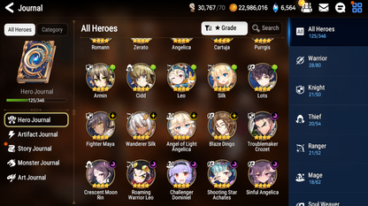 [GLOBAL][INSTANT] Epic 7 Seven 3ML Empyrean Ilynav Navy Captain Landy Specter Tenebria+ ML pulls + Name Starter Account-Mobile Games Starter