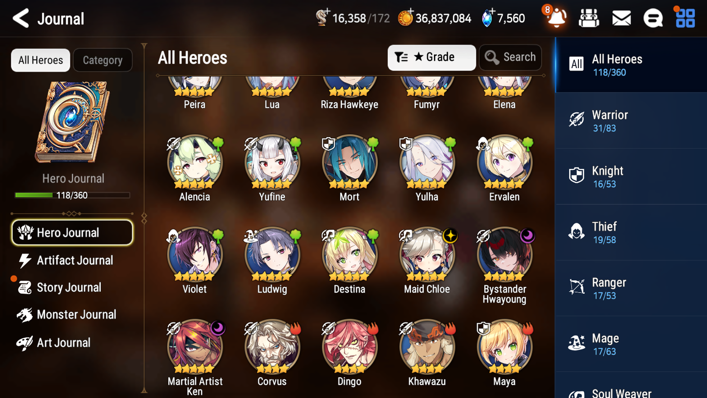 [GLOBAL][INSTANT] Epic 7 Seven 3ML Festive Eda Bystander Hwayoung Maid Chloe Martial Artist Ken + ML pulls + 20 Speed Starter Account-Mobile Games Starter