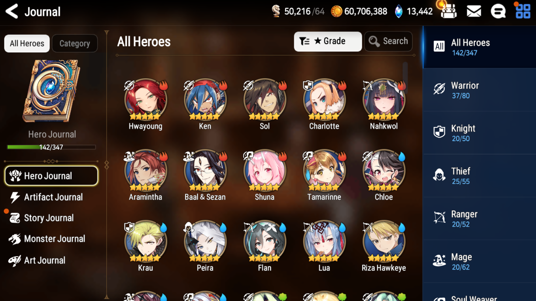 [GLOBAL][INSTANT] Epic 7 Seven 3ML Harsetti Mediator Kawerik Operator Sigret + 69ML pulls 13k skystones 2900 mystics+ Name Starter Account-Mobile Games Starter