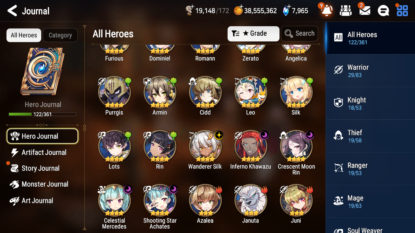 [GLOBAL][INSTANT] Epic 7 Seven 3ML Lone Crescent Bellona Operator Sigret Ambitious Tywin Jack+ ML pulls Mystics+ 20 Speed + Name Starter Account-Mobile Games Starter