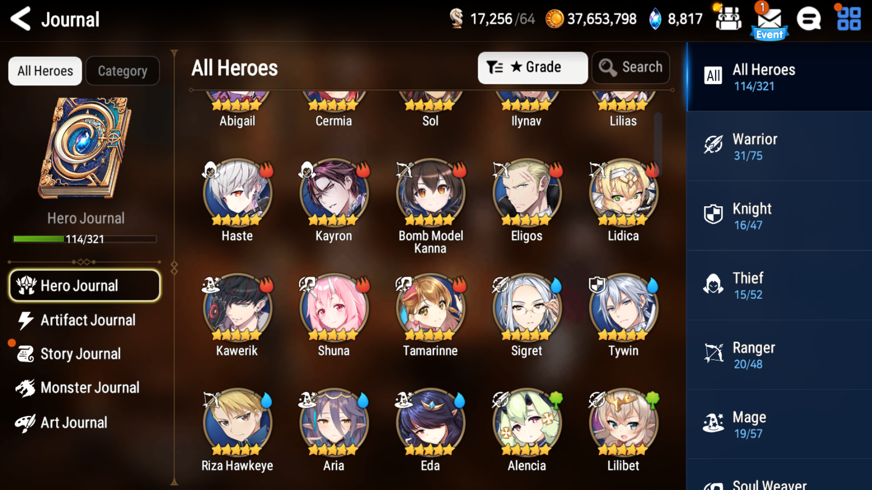 [Global][INSTANT] Epic 7 Seven 3ML Lone Crescent Bellona Pirate Captain Flan Faithless Lidica+ Name Starter Account-Mobile Games Starter