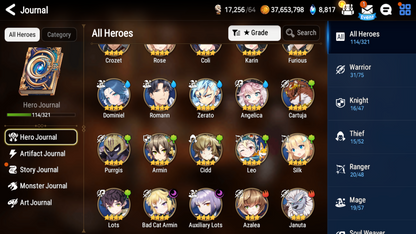 [Global][INSTANT] Epic 7 Seven 3ML Lone Crescent Bellona Pirate Captain Flan Faithless Lidica+ Name Starter Account-Mobile Games Starter