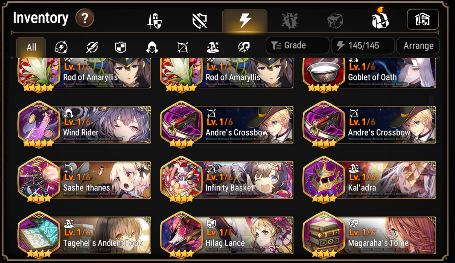 [Global][INSTANT] Epic 7 Seven 3ML Lone Crescent Bellona Pirate Captain Flan Faithless Lidica+ Name Starter Account-Mobile Games Starter