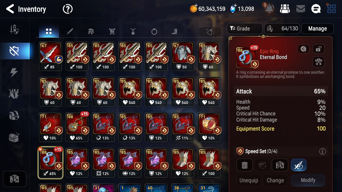 [GLOBAL][INSTANT] Epic 7 Seven 3ML New Moon Luna Abyssal Yufine Lone Crescent Bellona Diene +13k Gems + 67ML pulls + 2x 20 Speed + Luna Skin Starter Account-Mobile Games Starter