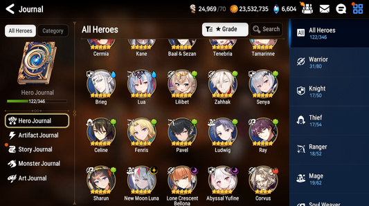 [GLOBAL][INSTANT] Epic 7 Seven 3ML New Moon Luna Abyssal Yufine Lone Crescent Bellona + ML pulls +Name Starter Account-Mobile Games Starter