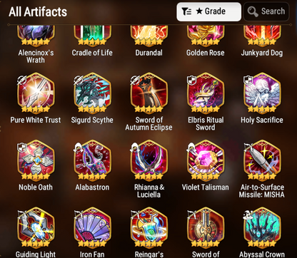 [GLOBAL][INSTANT] Epic 7 Seven 3ML New Moon Luna Arbiter Vildred Pirate Captain Flan Diene +12k Gems +30 ML pulls Starter Account-Mobile Games Starter