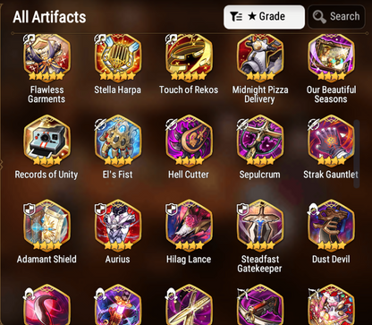 [GLOBAL][INSTANT] Epic 7 Seven 3ML New Moon Luna Belian Operator Sigret + 25 ML pulls + Name Starter Account-Mobile Games Starter