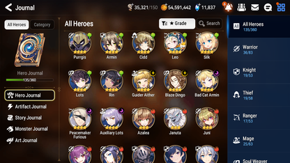 [GLOBAL][INSTANT] Epic 7 Seven 3ML New Moon Luna Mediator Kawerik + 71ML pulls 11k skystones 2500 mystics+20 Speed+ Name Starter Account-Mobile Games Starter