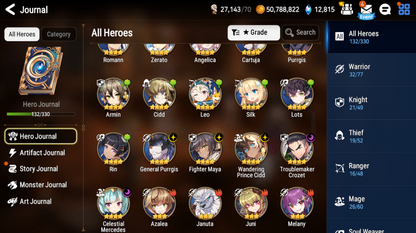 [GLOBAL][INSTANT] Epic 7 Seven 3ML New Moon Luna Pavel Archdemon +12k Gems +37 ML pulls Starter Account-Mobile Games Starter