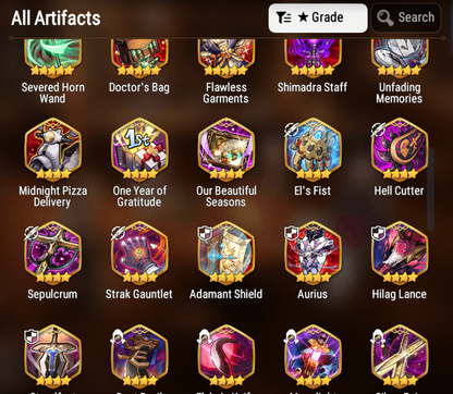 [GLOBAL][INSTANT] Epic 7 Seven 3ML New Moon Luna Pavel Archdemon +12k Gems +37 ML pulls Starter Account-Mobile Games Starter