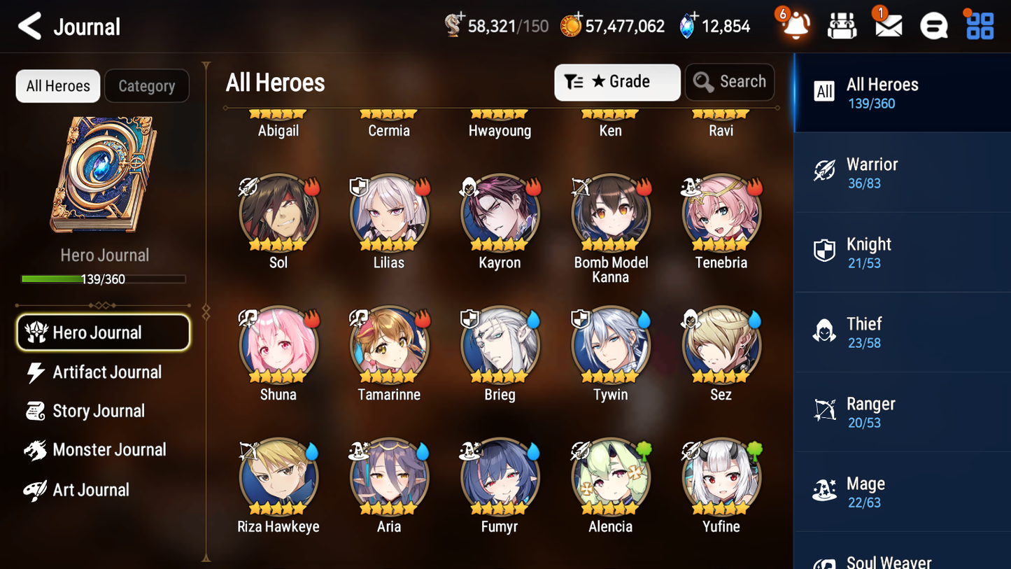 [GLOBAL][INSTANT] Epic 7 Seven 3ML New Moon Luna Silver Blade Aramintha Vivian+ 77ML pulls 12k skystones 2900 mystics+ 20 Speed +Name Starter Account-Mobile Games Starter
