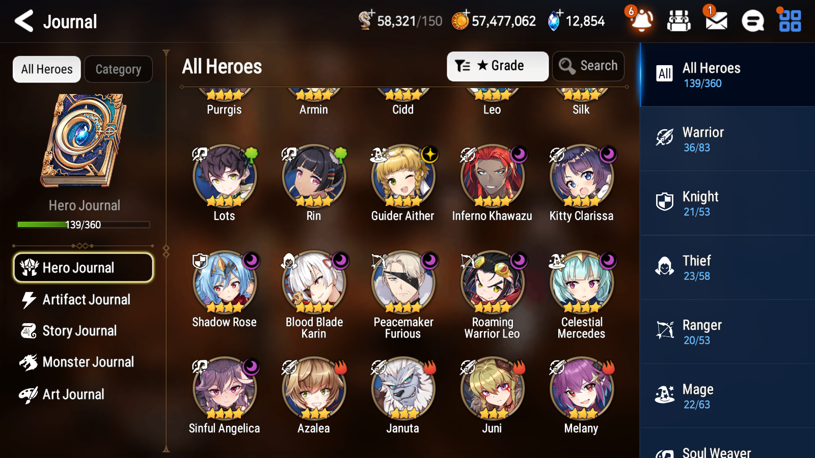 [GLOBAL][INSTANT] Epic 7 Seven 3ML New Moon Luna Silver Blade Aramintha Vivian+ 77ML pulls 12k skystones 2900 mystics+ 20 Speed +Name Starter Account-Mobile Games Starter