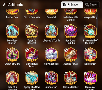 [GLOBAL][INSTANT] Epic 7 Seven 2ML New Moon Luna Silver Blade Aramintha + 64ML pulls 12k skystones 2800 mystics+ Name Starter Account-Mobile Games Starter