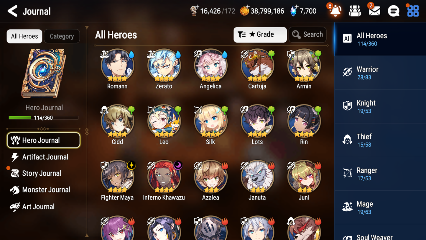 [GLOBAL][INSTANT] Epic 7 Seven 3ML New Moon Luna Top Model Luluca Operator Sigret Jack + ML pulls + 20 Speed Starter Account-Mobile Games Starter