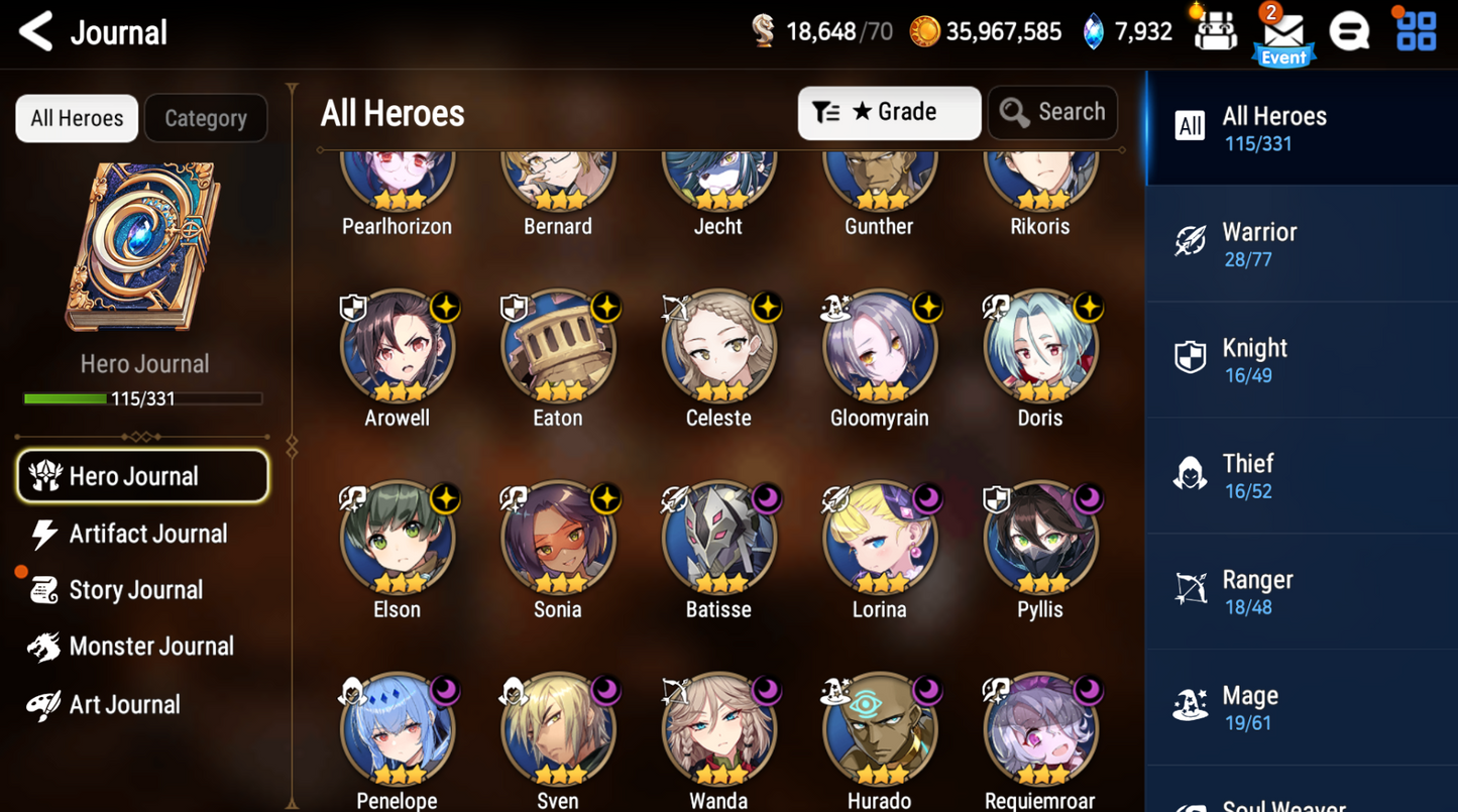 [GLOBAL][INSTANT] Epic 7 Seven 3ML Operator Sigret Apocalypse Ravi Sez Festive Eda + ML pulls Starter Account-Mobile Games Starter