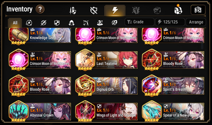 [GLOBAL][INSTANT] Epic 7 3ML Sea Phantom Politis Arbiter Vildred Remnant Violet + 47ML pulls 10k skystones + Name Starter Account-Mobile Games Starter