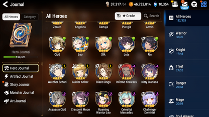 [GLOBAL][INSTANT] Epic 7 3ML Sea Phantom Politis Astromancer Elena Spirit Eye Celine + 47ML pulls 10k skystones + Name Starter Account-Mobile Games Starter