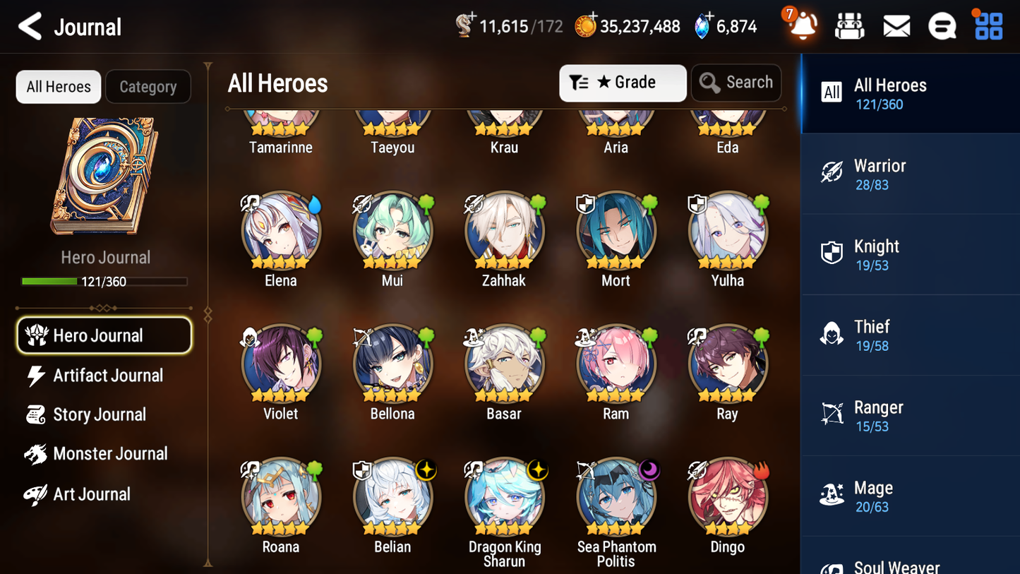 [GLOBAL][INSTANT] Epic 7 Seven 3ML Sea Phantom Politis Belian Sharun + 47ML pulls + 20 Speed + Name Starter Account-Mobile Games Starter