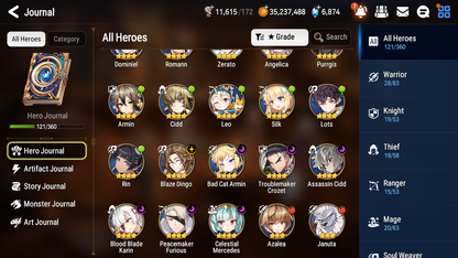 [GLOBAL][INSTANT] Epic 7 Seven 3ML Sea Phantom Politis Belian Sharun + 47ML pulls + 20 Speed + Name Starter Account-Mobile Games Starter