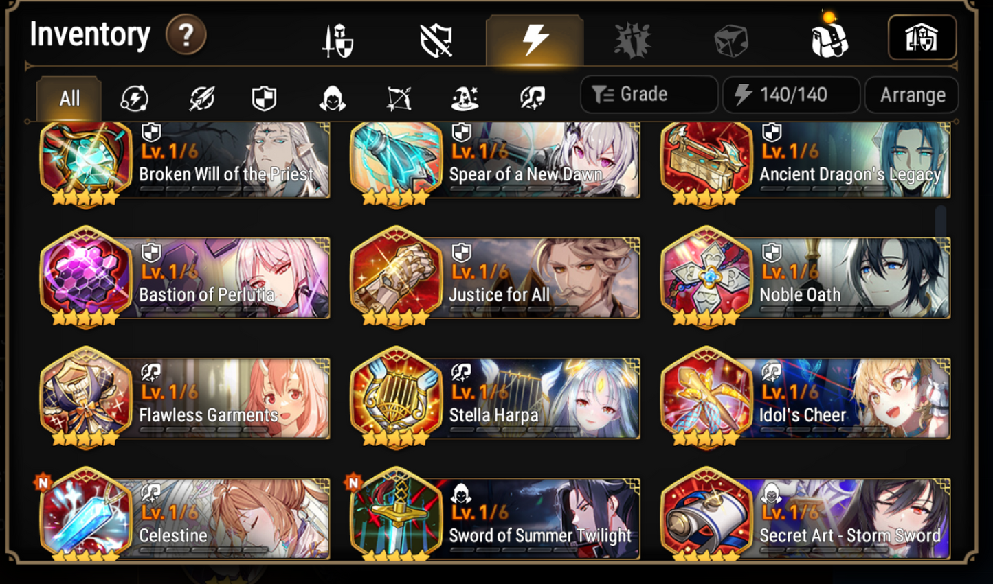 [GLOBAL][INSTANT] Epic 7 3ML Sea Phantom Politis Fallen Cecilia Requiem Roana Angel + 47ML pulls 10k skystones + Name Starter Account-Mobile Games Starter