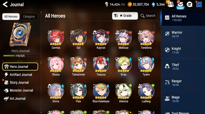 [GLOBAL] [INSTANT] Epic 7 Seven 3ML Sea Phantom Politis Maid Chloe Operator Sigret + ML pulls + Name Starter Account-Mobile Games Starter