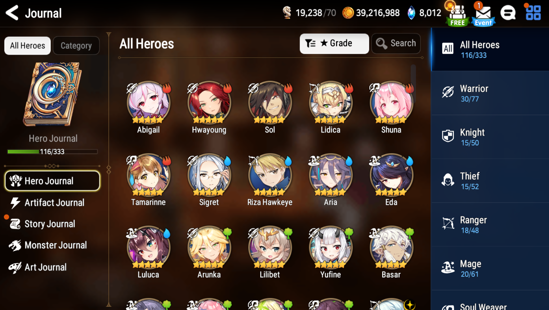 [Global][INSTANT] Epic 7 Seven 3ML Top Model Luluca Astromancer Elena Sylvan Sage Vivian + ML pulls +Name Starter Account-Mobile Games Starter