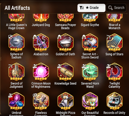 [Global][INSTANT] Epic 7 Seven 3ML Top Model Luluca Silver Blade Aramintha Martial Artist Ken +Name Starter Account-Mobile Games Starter