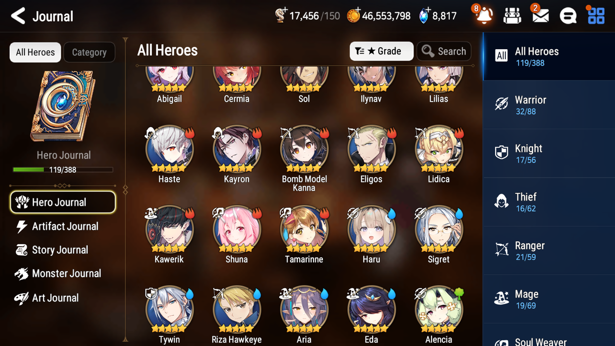 [GLOBAL][INSTANT] Epic 7 Seven 4ML 1LIM Haru Lone Crescent Bellona Last Rider Krau Pirate Captain Flan Faithless Lidica+ 53ML pulls + 3x 20 Speed + Luna Skin + Name Starter Account-Mobile Games Starter